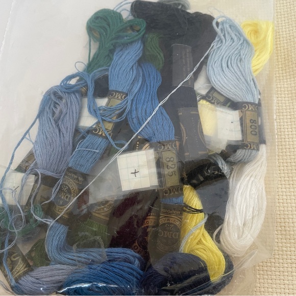 Started Vintage Holly Hobby Cross Stitch Kit - thread & pattern included - Picture 6 of 11